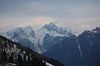 Salita da Lizzola al Pizzo Tre Confini ancora carico di neve l'11 aprile 09 - FOTOGALLERY